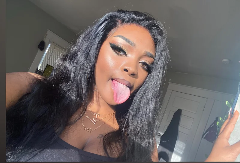 BlakkBarbb OnlyFans creator with big creamer energy