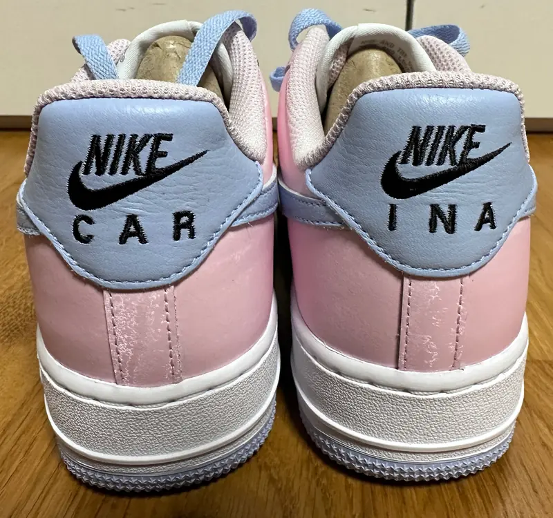 Carinabuffalo on OnlyFans showcasing her sneaker collection