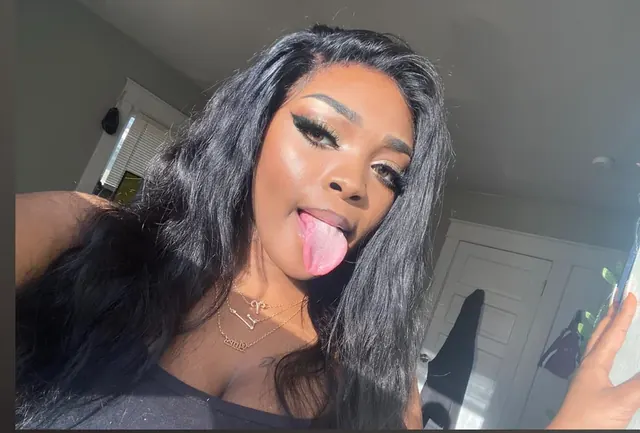 BlakkBarbb OnlyFans creator with big creamer energy