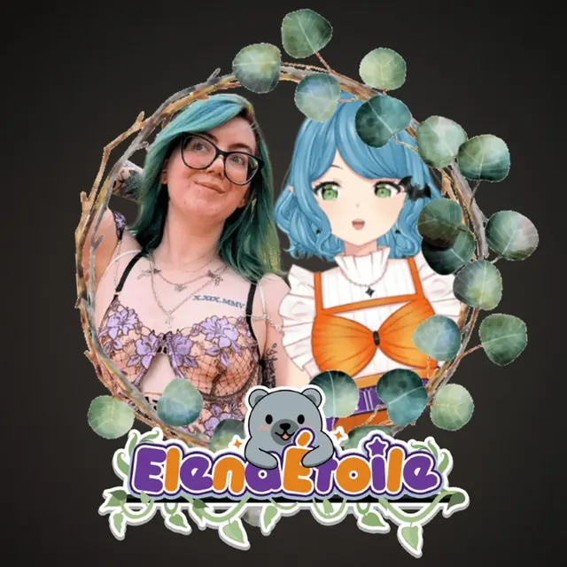 Elena OnlyFans Vtuber with glasses