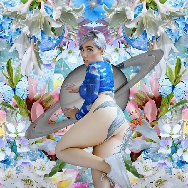 Evnlyx on OnlyFans with grey hair