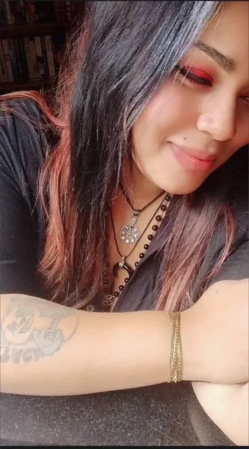 Melaninmorticia OnlyFans creator with gothic style