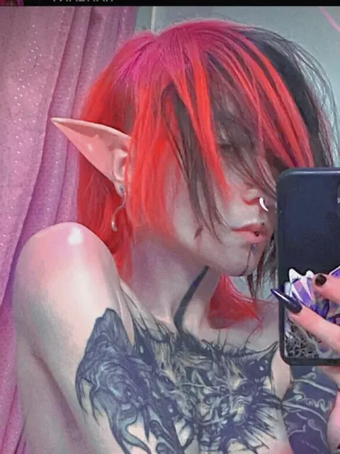 moon_foxy OnlyFans goth tattooed creator