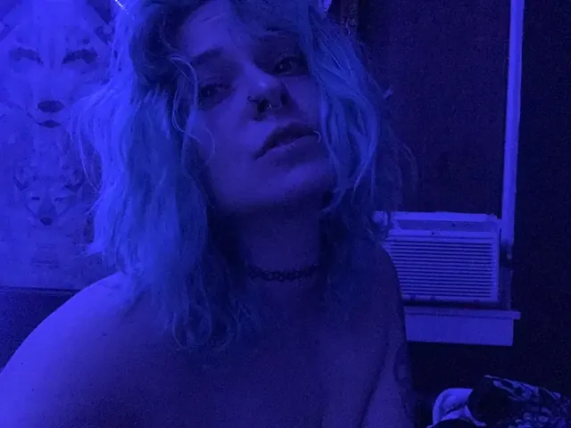 Taco OnlyFans blue haired cutie
