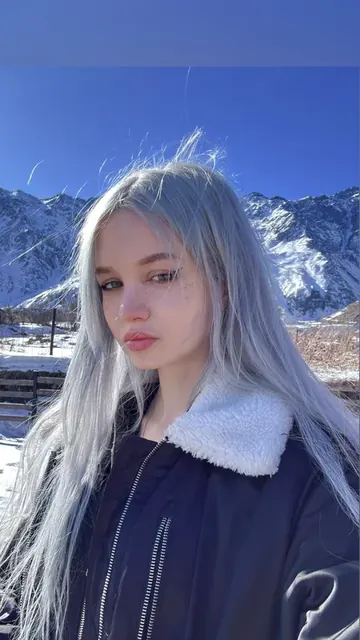 Tiny Joys OnlyFans creator with grey hair