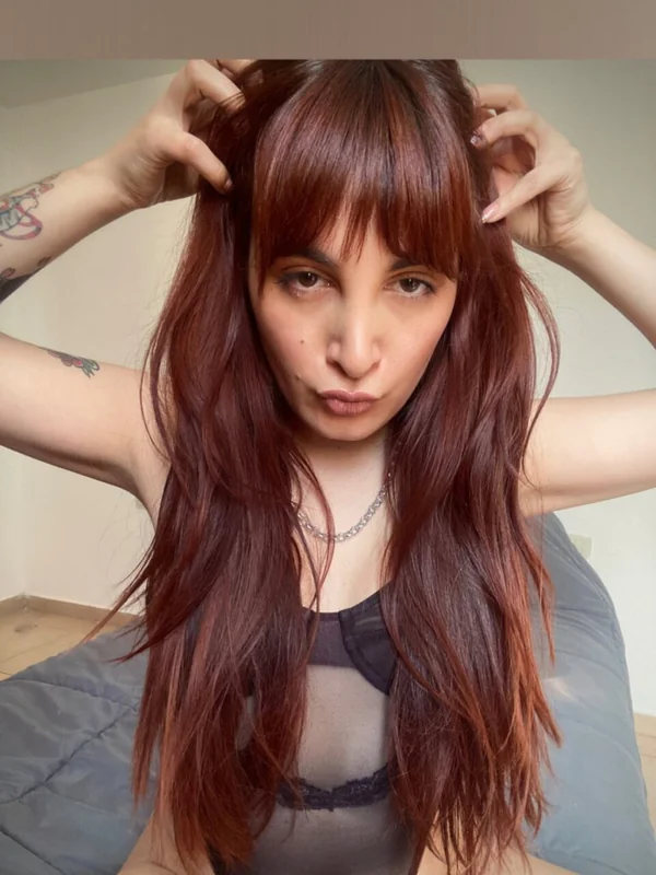 LONG HAIR QUEEN GINGER OnlyFans long hair dancer