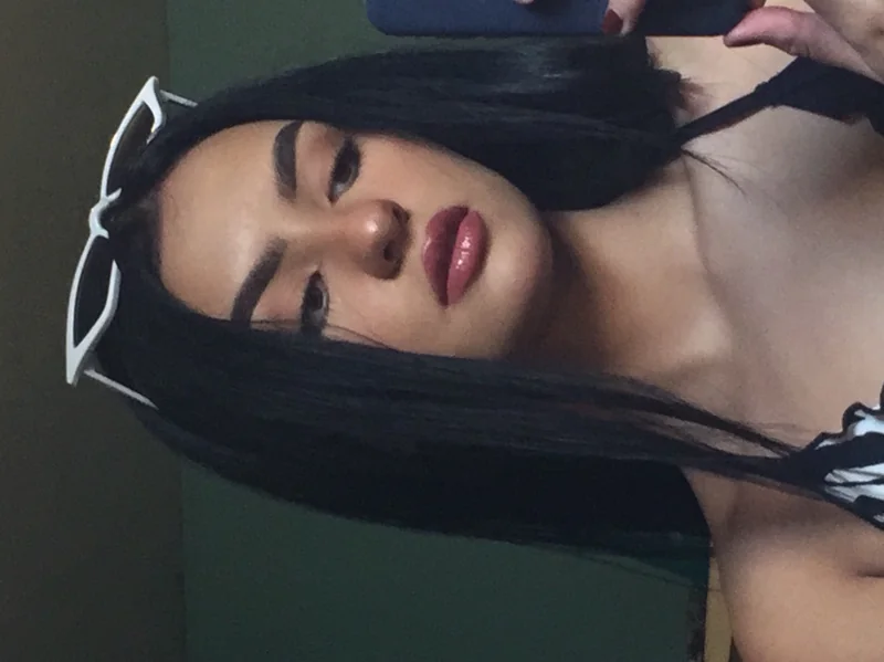 K Moon OnlyFans profile with black hair