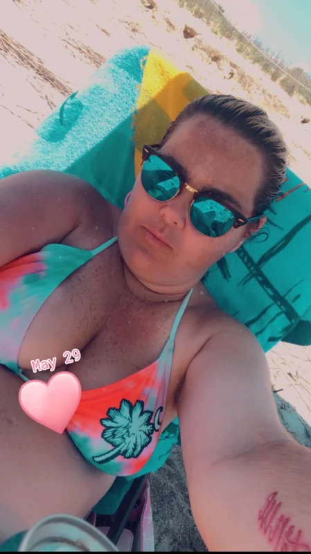 Crystal OnlyFans creator enjoying the ocean