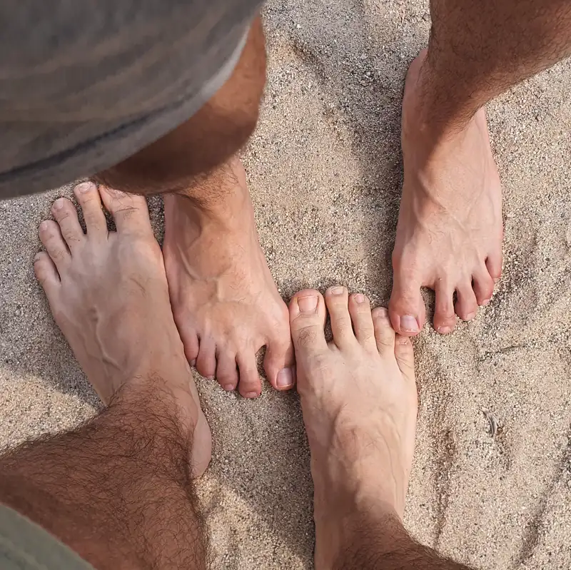 spanishfeet OnlyFans couple with a passion for feet